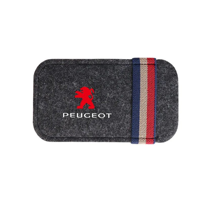 Étui de Pare-Soleil Porte-Lunettes Feutrine Peugeot 3008 2008