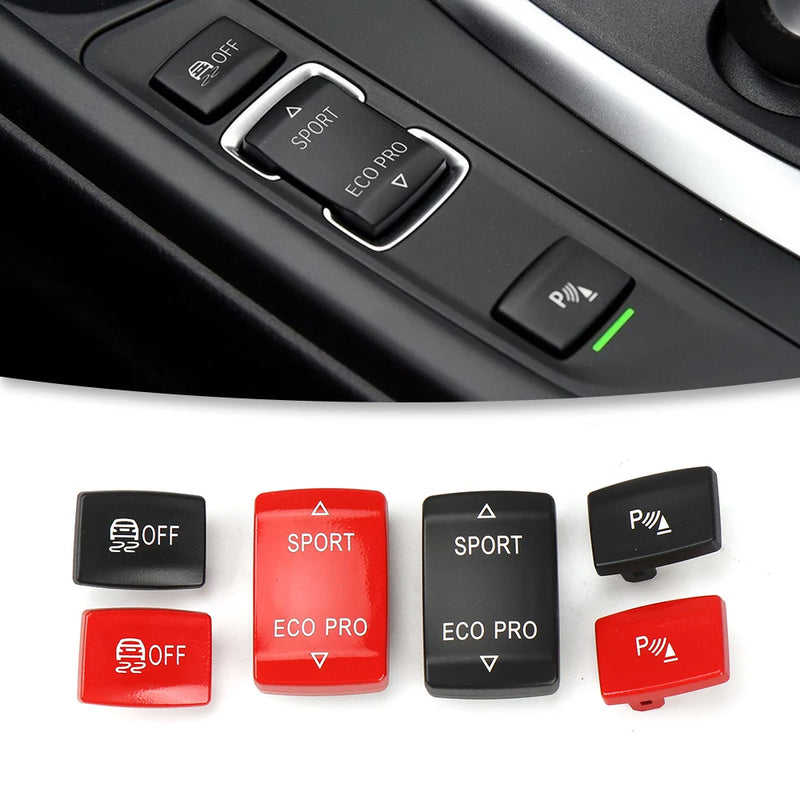 Bouton Sport Eco Pro DSC PDC BMW F30 F22 F36 — détail de finition