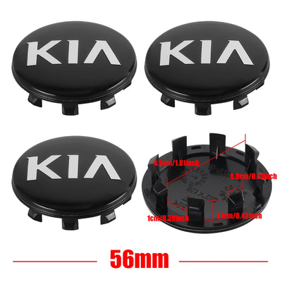 Cache-Moyeux Kia Sportage Rio Ceed 56mm 65mm