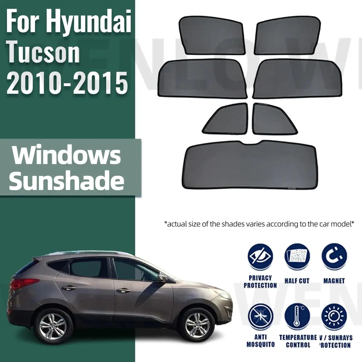 Pare-Soleil Magnétique Hyundai Tucson IX35 2010-2015