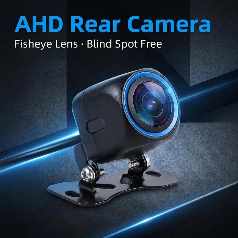 Caméra de Recul AHD Fisheye Bague Bleue Support Métal