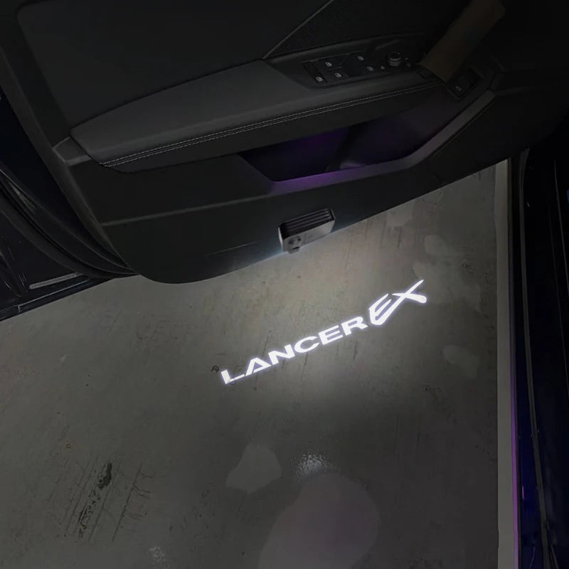 Projecteur LED de Porte Mitsubishi Outlander Pajero ASX Lancer EX Eclipse Cross Lumière de Bienvenue Sans Fil