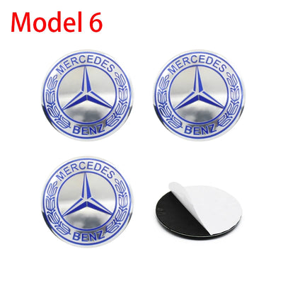 Autocollants Emblème de Moyeu Mercedes AMG 56mm 60mm 65mm