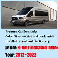 Pare-Soleil Vitres Ford Transit Custom Tourneo LWB 2012-2022