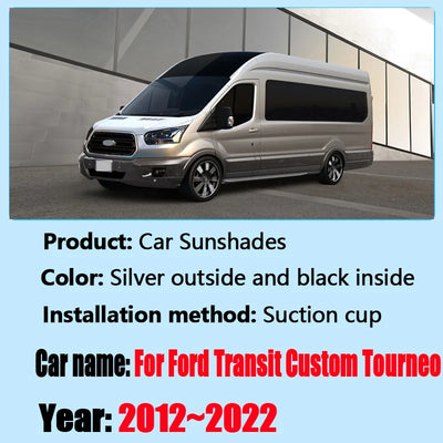 Pare-Soleil Vitres Ford Transit Custom Tourneo LWB 2012-2022