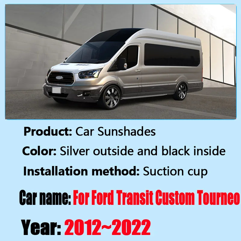 Pare-Soleil Vitres Ford Transit Custom Tourneo LWB 2012-2022