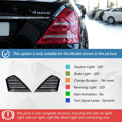 Feux Arrière LED Mercedes Classe S W221 2006-2013