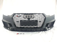 Kit Carrosserie Style RS4 Audi A4 S4 B9 2017-2019 : Pare-Chocs Complet avec Calandre et Diffuseur Arrière