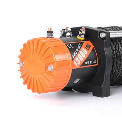 Treuil Électrique 12V 10000 lbs Câble Inox 4x4