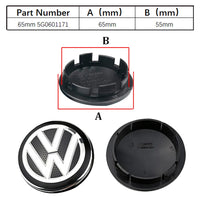Cache-Moyeux Volkswagen VW Golf Polo Passat 55mm 76mm — détail de finition