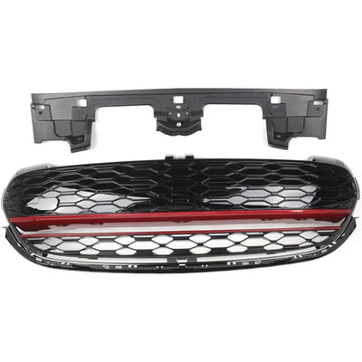 Calandre Mini Cooper F55 F56 F57 Noir et Rouge