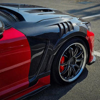 Garde-Boue Avant Carbone Kia Stinger Ventilés Paire