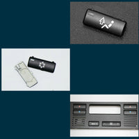 Cache-Boutons de Climatisation BMW X5 E53 E39 — gros plan