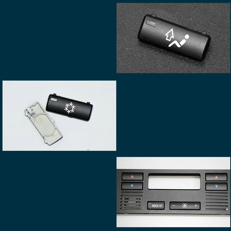 Cache-Boutons de Climatisation BMW X5 E53 E39 — gros plan