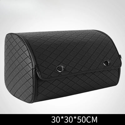 Rangement de Coffre Voiture Pliable Noir 50 cm