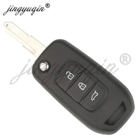 Coque de Clé Renault Pliable Modifiée 2 ou 3 Touches Clio Mégane Duster Kangoo Twingo Sandero Logan Vivaro