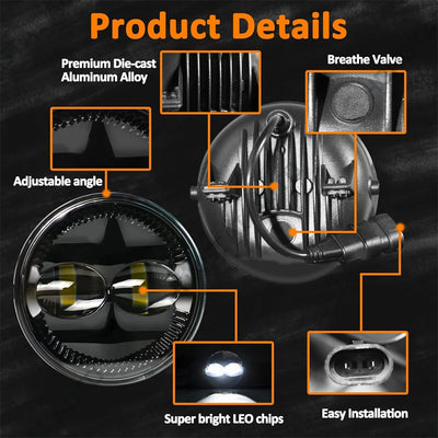 LED Antibrouillard Ford F150 F-150 2004-2014 Paire