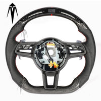 Carbonlenkrad kompatibel mit Porsche 911 718 Macan Boxster Cayenne Panamera 911.2 Cayman Taycan 996 997 987 918 997 991