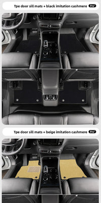 Tapis de Sol TPE Volvo XC60 2009-2026 T8 PHEV Conduite à Gauche Simple ou Double Couche Protection des Seuils
