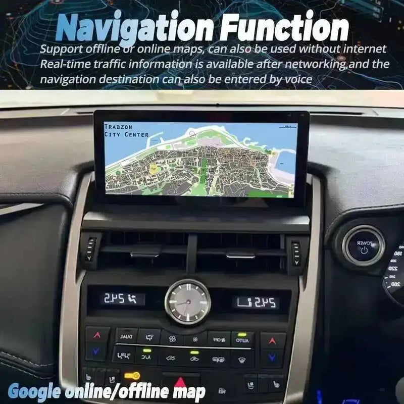 Autoradio Android 14 Écran 10,25 Pouces Lexus NX 200 200t 300h 2014-2016 CarPlay DSP 4G
