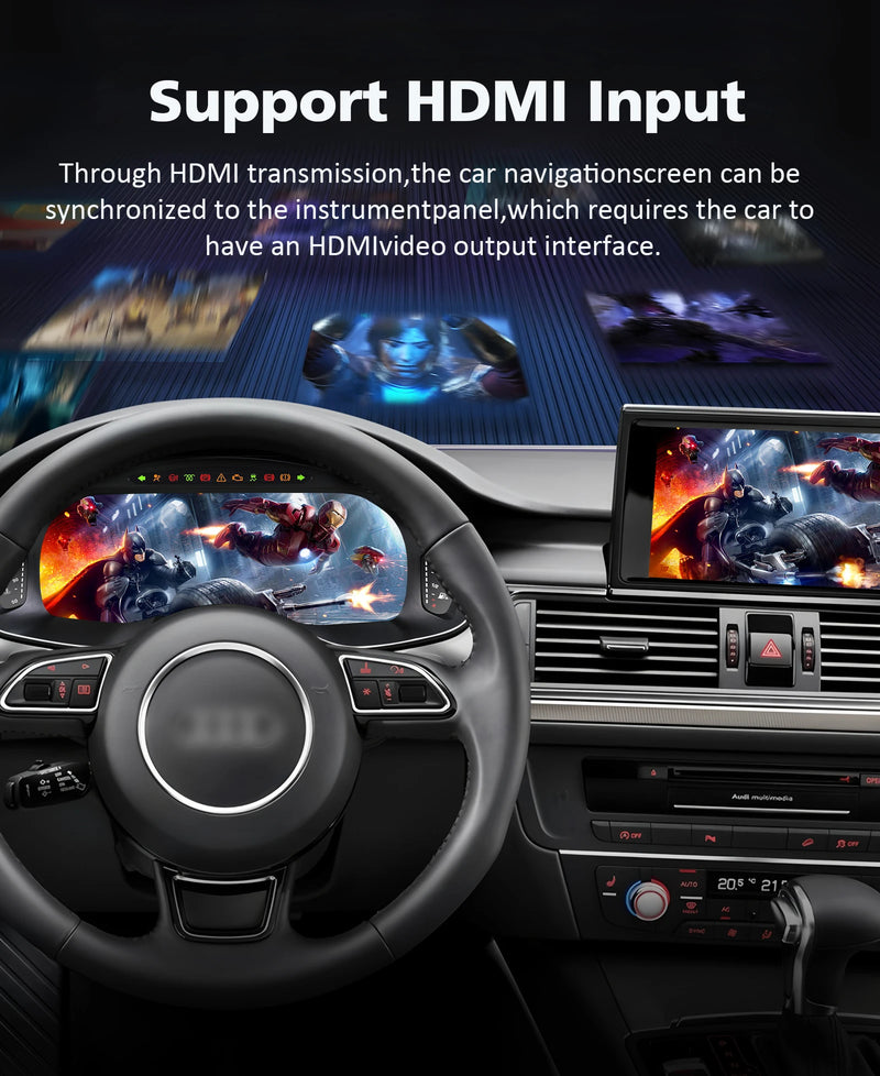 Tableau de Bord Numérique Audi A6 A7 2013-2018 — vue arrière
