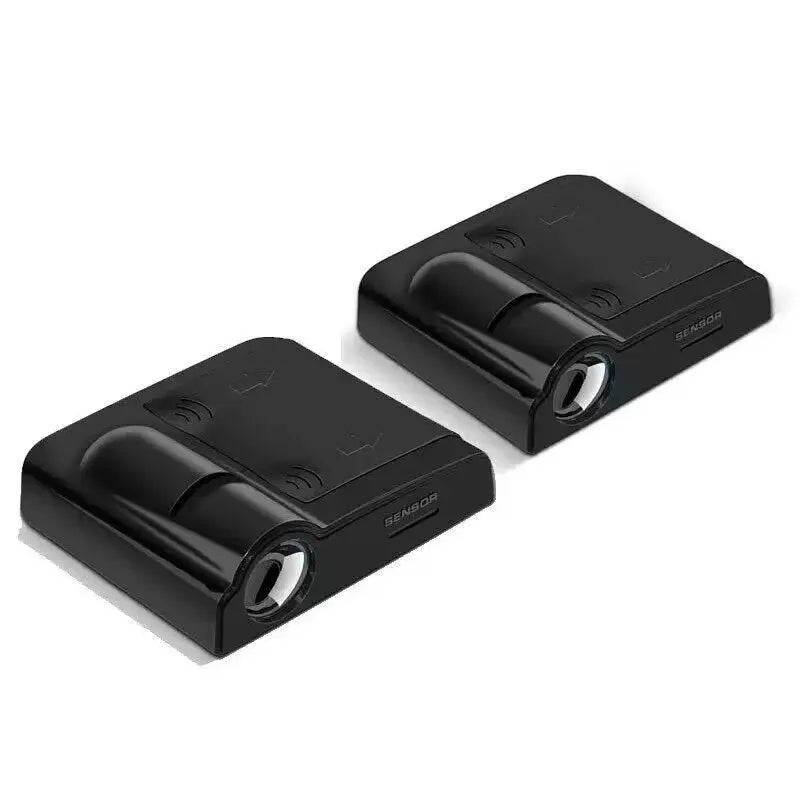 Projecteur Porte Jeep Sans Fil, Lot de 2, Grand Cherokee, Renegade, Wrangler, 2 Motifs