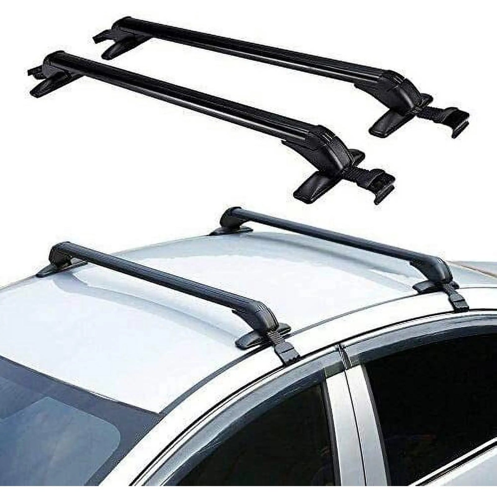 Barres de Toit Transversales Aluminium Universelles 1m