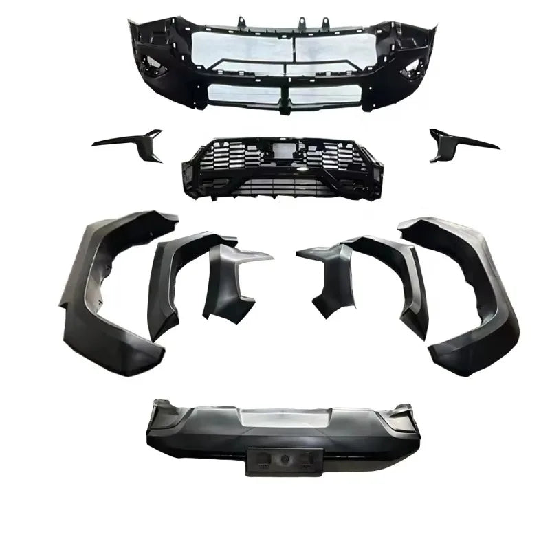 Kit Carrosserie Conversion GR Sport Toyota Hilux Revo 2020-2022 : Pare-Chocs, Calandre, Phares, Feux Arrière et Élargisseurs d'Ailes