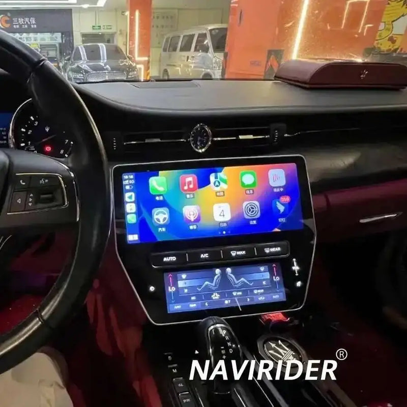 Autoradio Android 13 Maserati Quattroporte 2013-2020 Écran 12,3 Pouces CarPlay GPS 4G