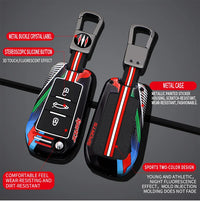 Coque de Protection Clé Peugeot 208 308 408 508 2008 3008 4008 5008 Citroën C3 C4 Cactus C6 C8 Look Sport Rouge ou Noir