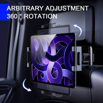 Support Téléphone Tablette SEAMETAL Siège Arrière Voiture