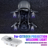 Projecteur Porte Citroën LED, Lot de 2, Remplacement Direct, C1 C2 C3 C4 C5 Berlingo