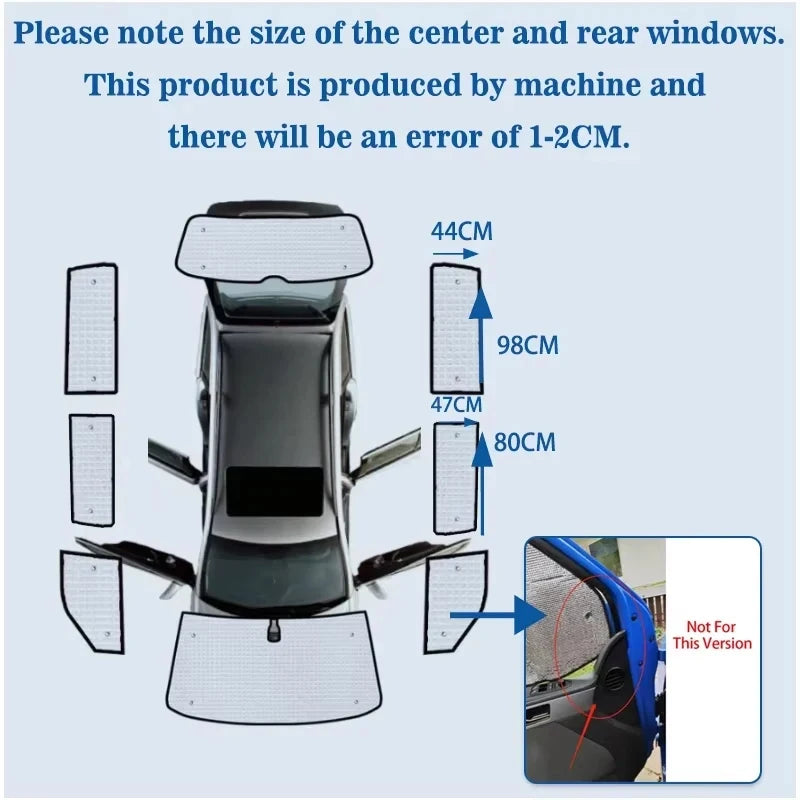Sun Visor Volkswagen Transporter T5 T6 SWB 2004-2024