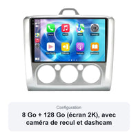 Autoradio CarPlay Ford Focus 2 2004-2011 Android Écran Tactile