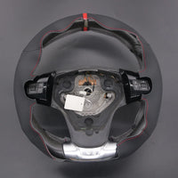 Housse de Volant à Coudre Opel Corsa OPC VXR Vauxhall Corsa VXR 2006-2015 Cuir ou Simili Cuir Noir