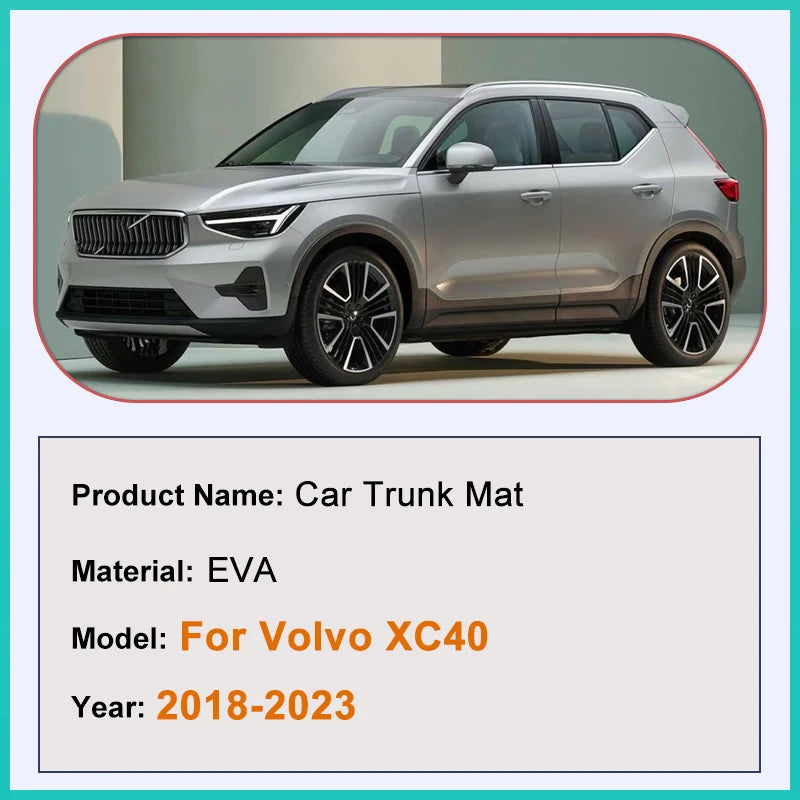 Tapis de Coffre Volvo XC40 2018-2023 Caoutchouc