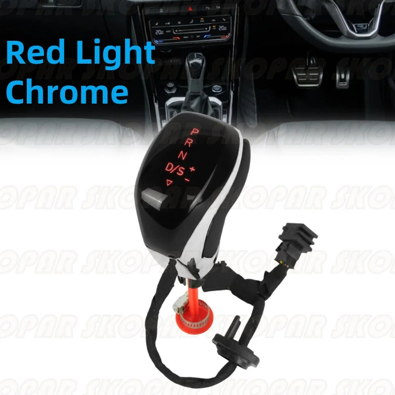 Pommeau de Vitesse Volkswagen Électronique à LED Boîte Automatique, Polo, T-Roc, Tiguan, Taigo, Caddy, Seat Tarraco