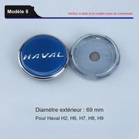 Cache-Moyeux de Roue Great Wall Haval H2 H6 H9 Wingle Voleex 61 mm à 15,3 cm
