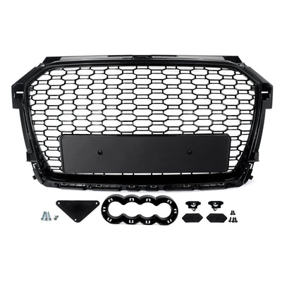 Calandre Audi A1 8X Facelift 2015-2018 Noir Brillant