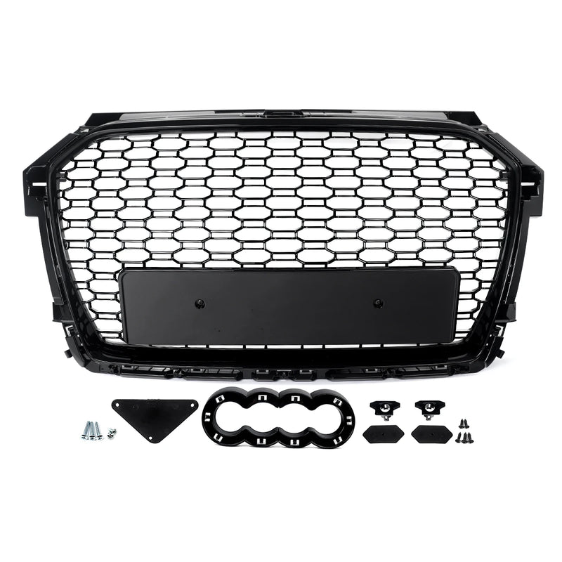 Calandre Audi A1 8X Facelift 2015-2018 Noir Brillant