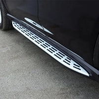 Marchepieds Fixes Mercedes GLE Coupé W167 2021-2026 Argent et Noir 2 Pièces
