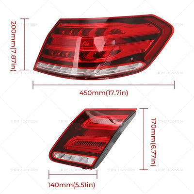 Feux Arrière LED Mercedes Classe E W212 E250 E300 E350 2014-2016