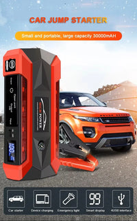 Booster de Batterie Voiture 12V Portable avec Lampe LED et Ports USB