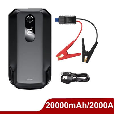 Baseus Démarreur de Batterie Voiture 1000A Portable 12V
