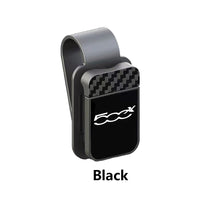 Clip Lunettes Carbone pour Pare-Soleil Fiat 500 500L 500X