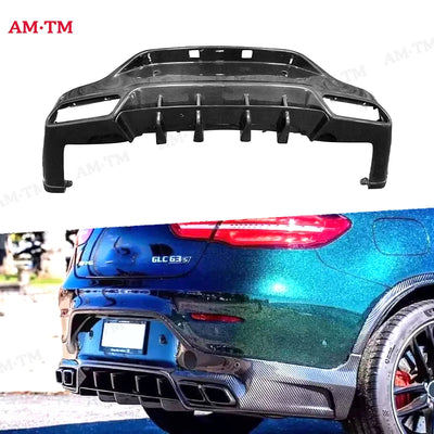 Lame Pare-Chocs Arrière Carbone Mercedes GLC X253 C253 AMG