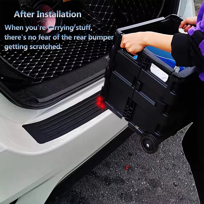 Protection de Pare-Chocs Arrière Seuil de Coffre Volkswagen Tiguan Caoutchouc 104 cm ou 90 cm