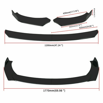 Lame Pare-Chocs Avant Diffuseur Audi A3 A4 A5 S3