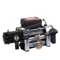Treuil Électrique 3000 lbs 12V Poulie de Mouflage