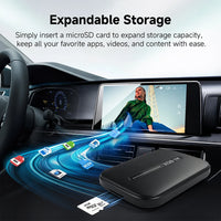 Boîtier CarPlay Multimédia Android 13 Sans Fil Écran Partagé